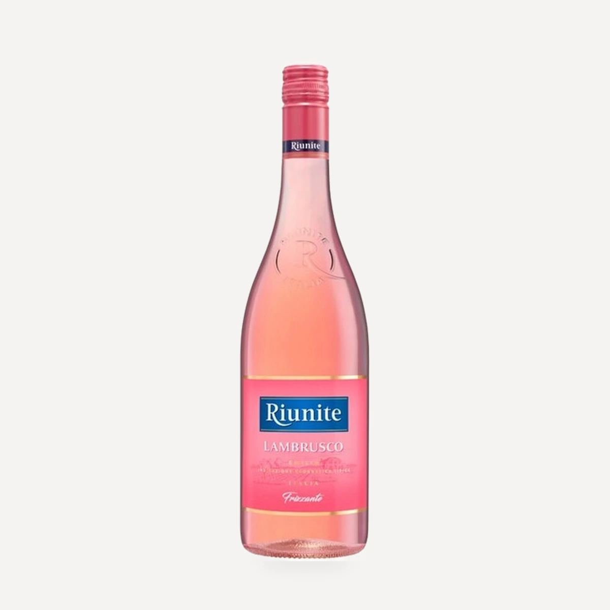 Lambrusco Rose Emilia IGT wine — Riunite winery — Dionysus