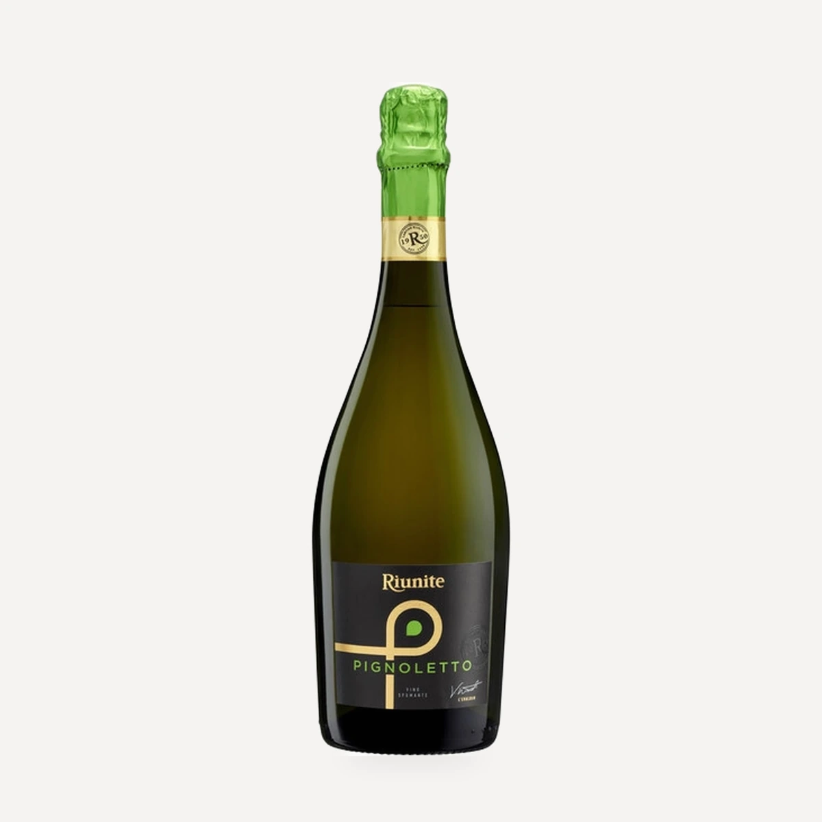 Pignoletto Brut wine — Riunite winery — Dionysus