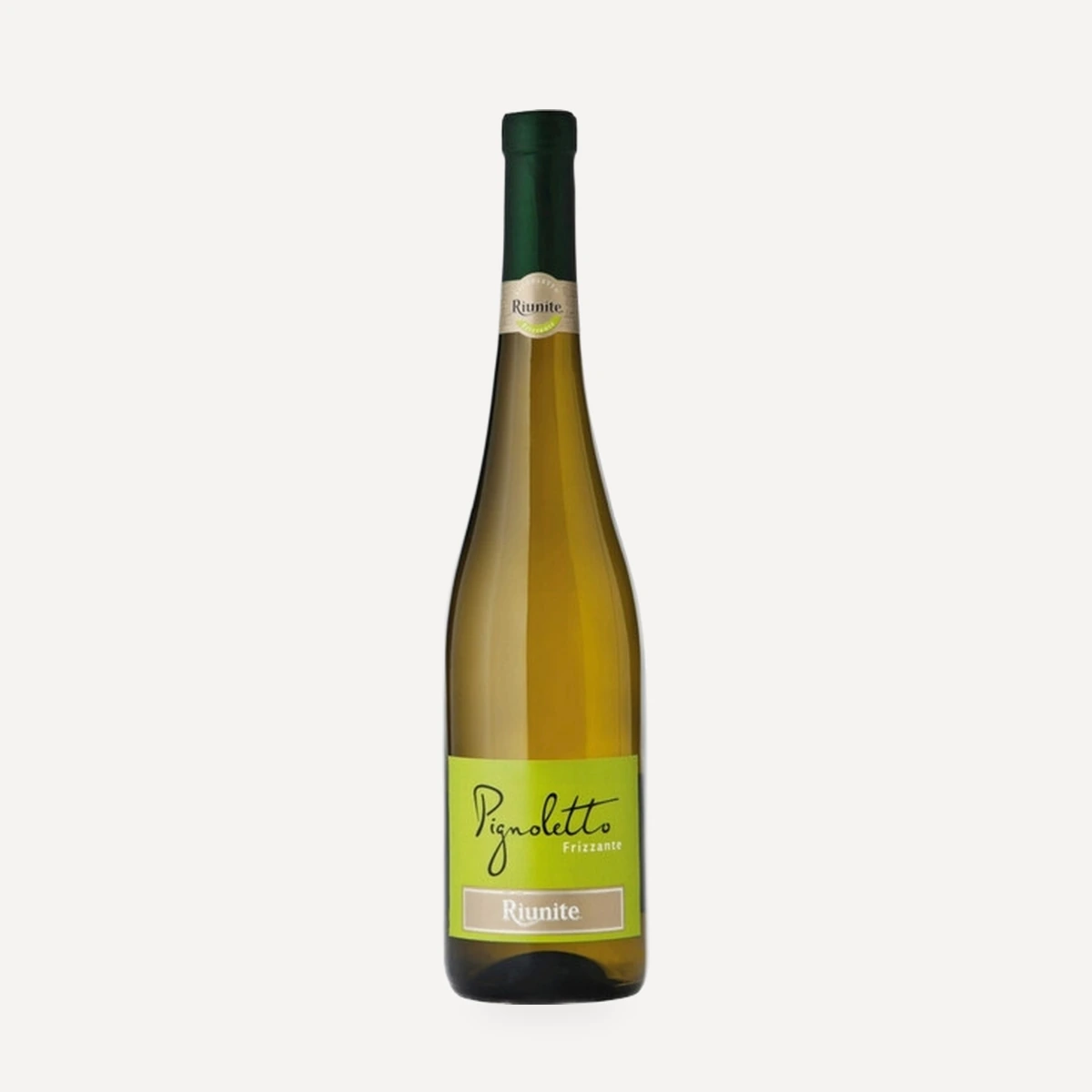 Pignoletto Frizzante wine — Riunite winery — Dionysus