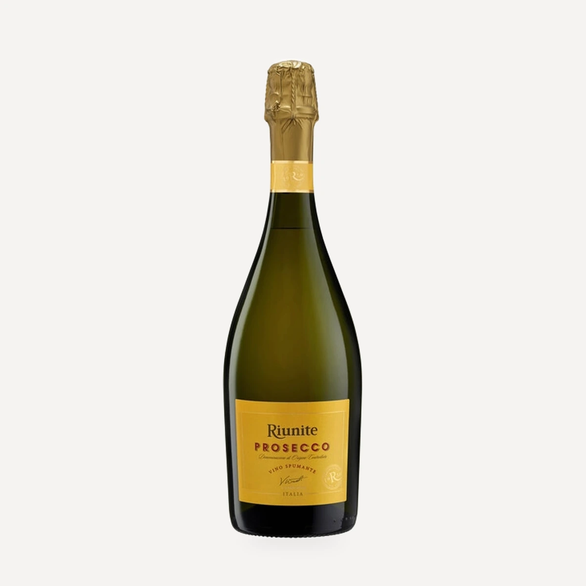 Prosecco Brut Treviso DOC wine — Riunite winery — Dionysus