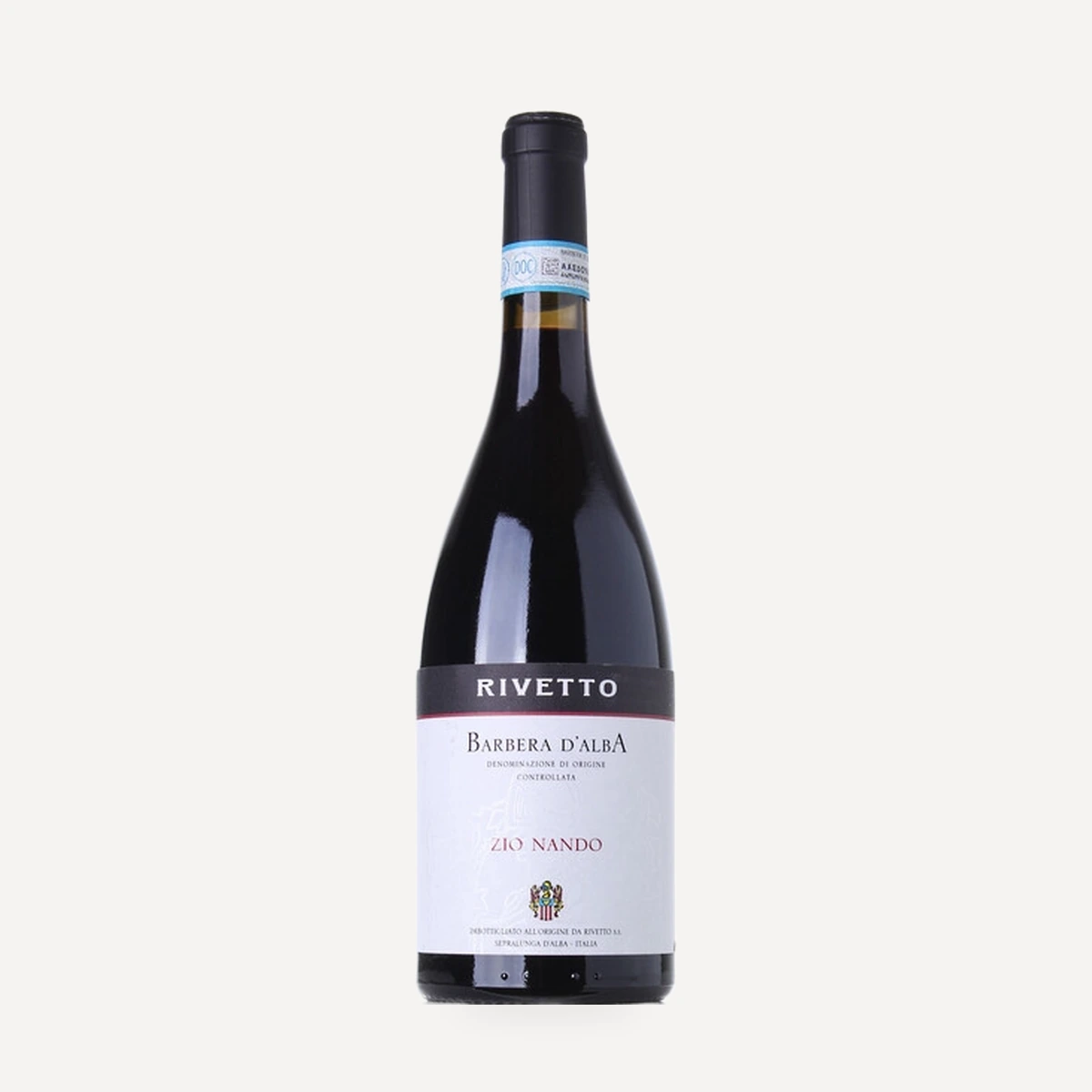 Barbera d'Alba Zio Nando DOC wine — Rivetto winery — Dionysus
