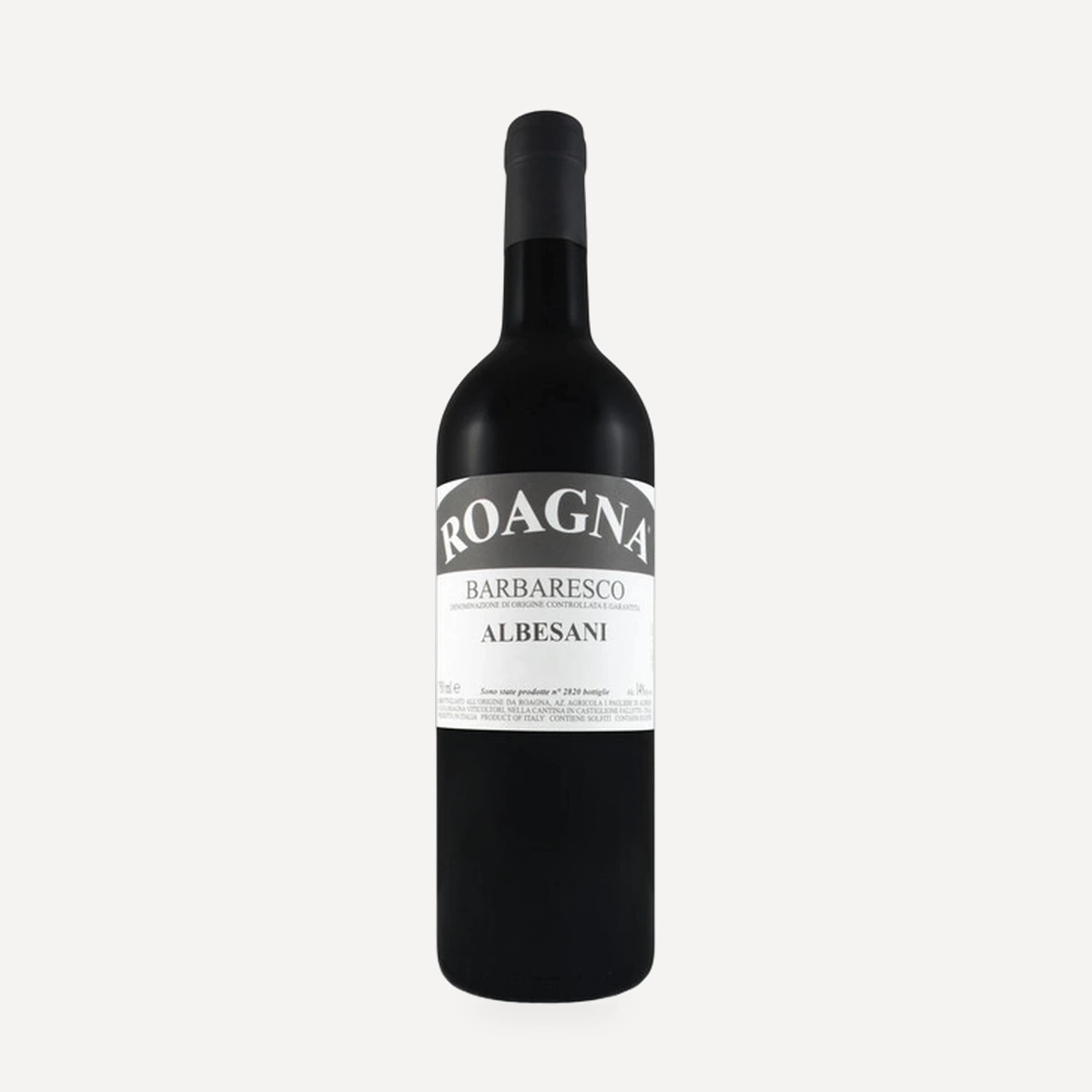 Barbaresco Albesani wine — Roagna winery — Dionysus