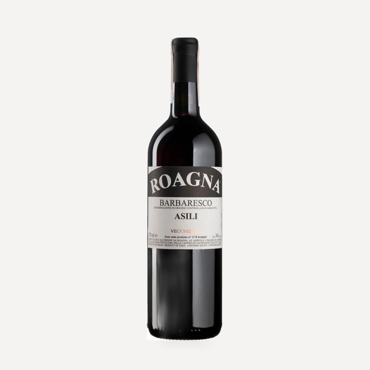 Barbaresco Asili Vecchie Viti wine — Roagna winery — Dionysus