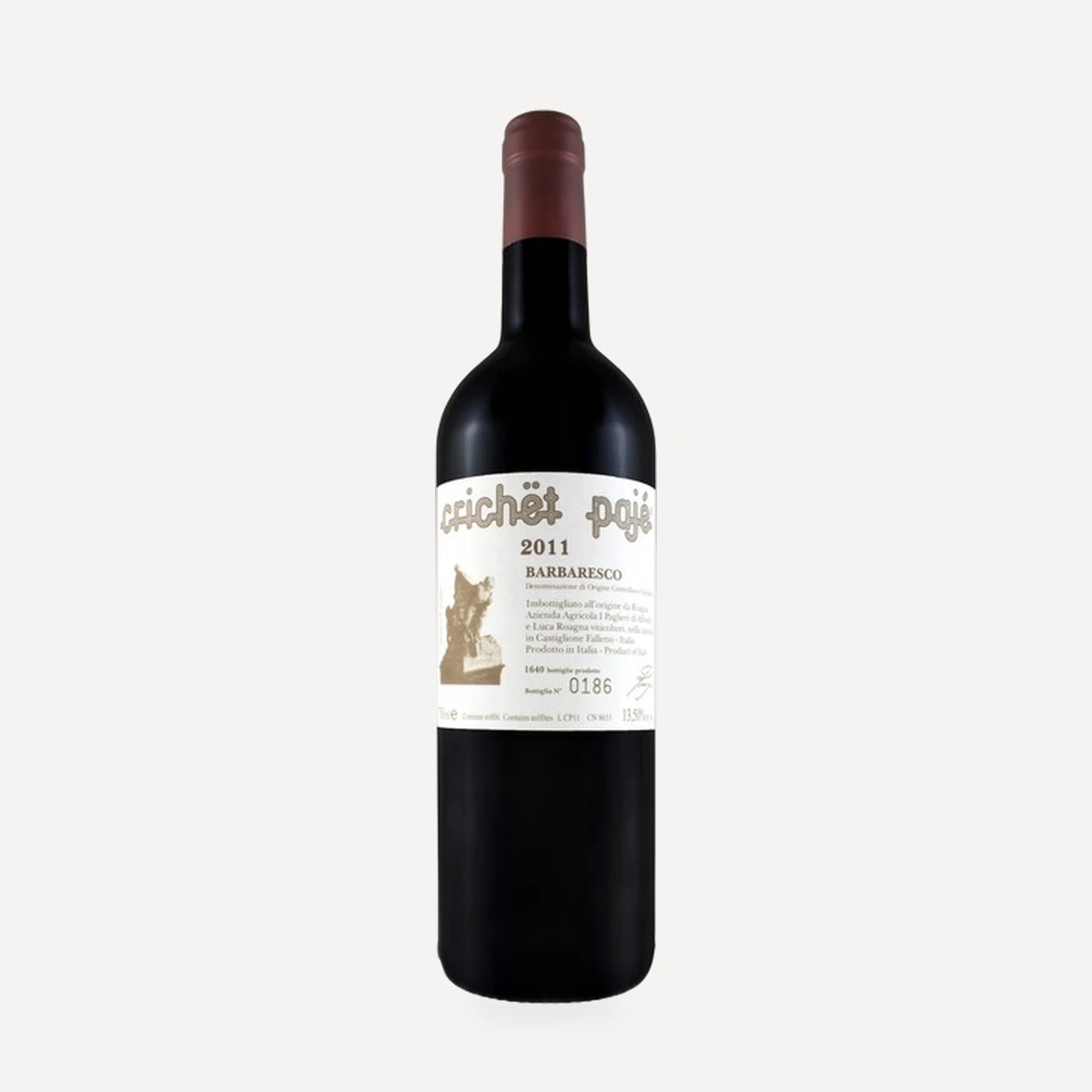 Barbaresco Crichët Pajé wine — Roagna winery — Dionysus
