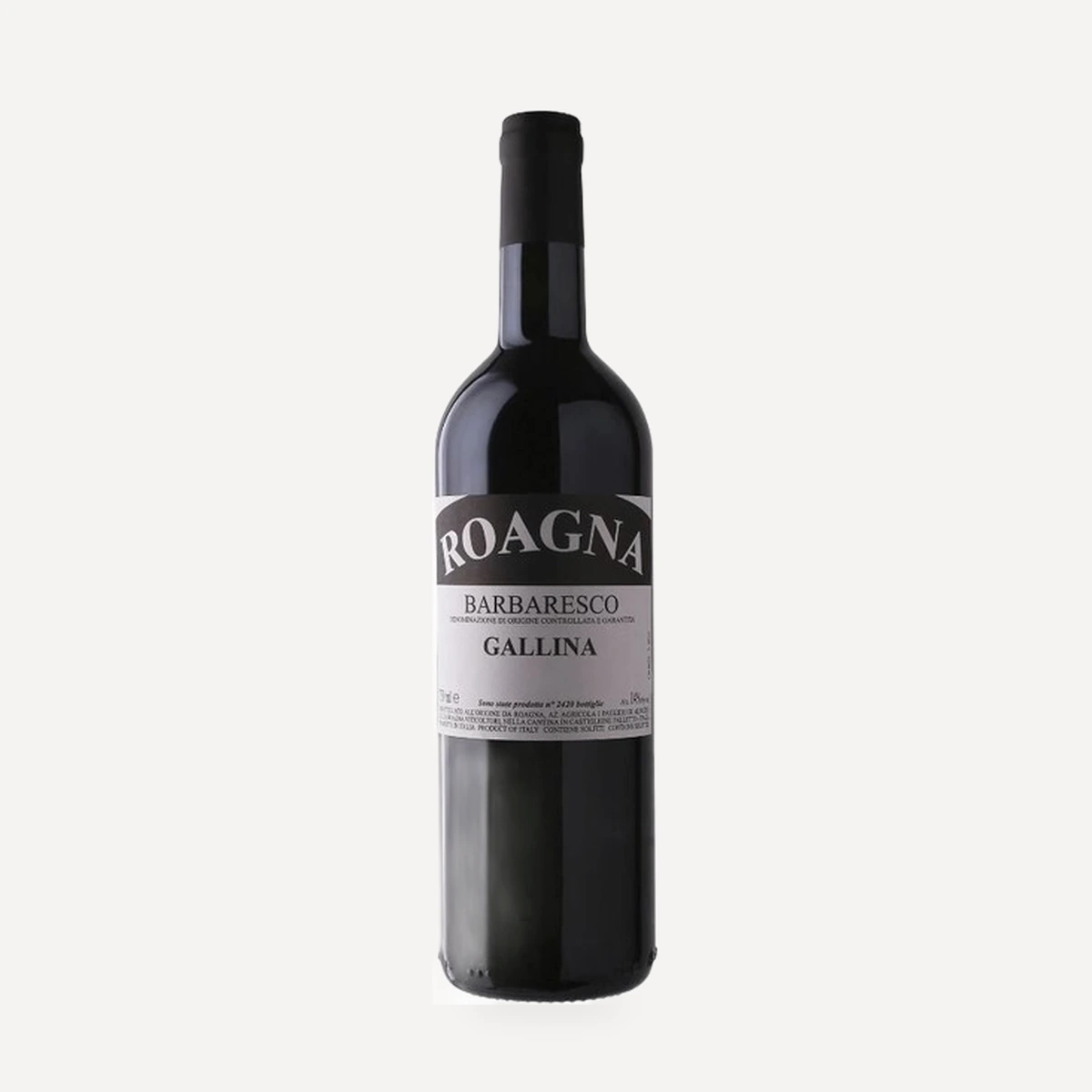 Barbaresco Gallina wine — Roagna winery — Dionysus