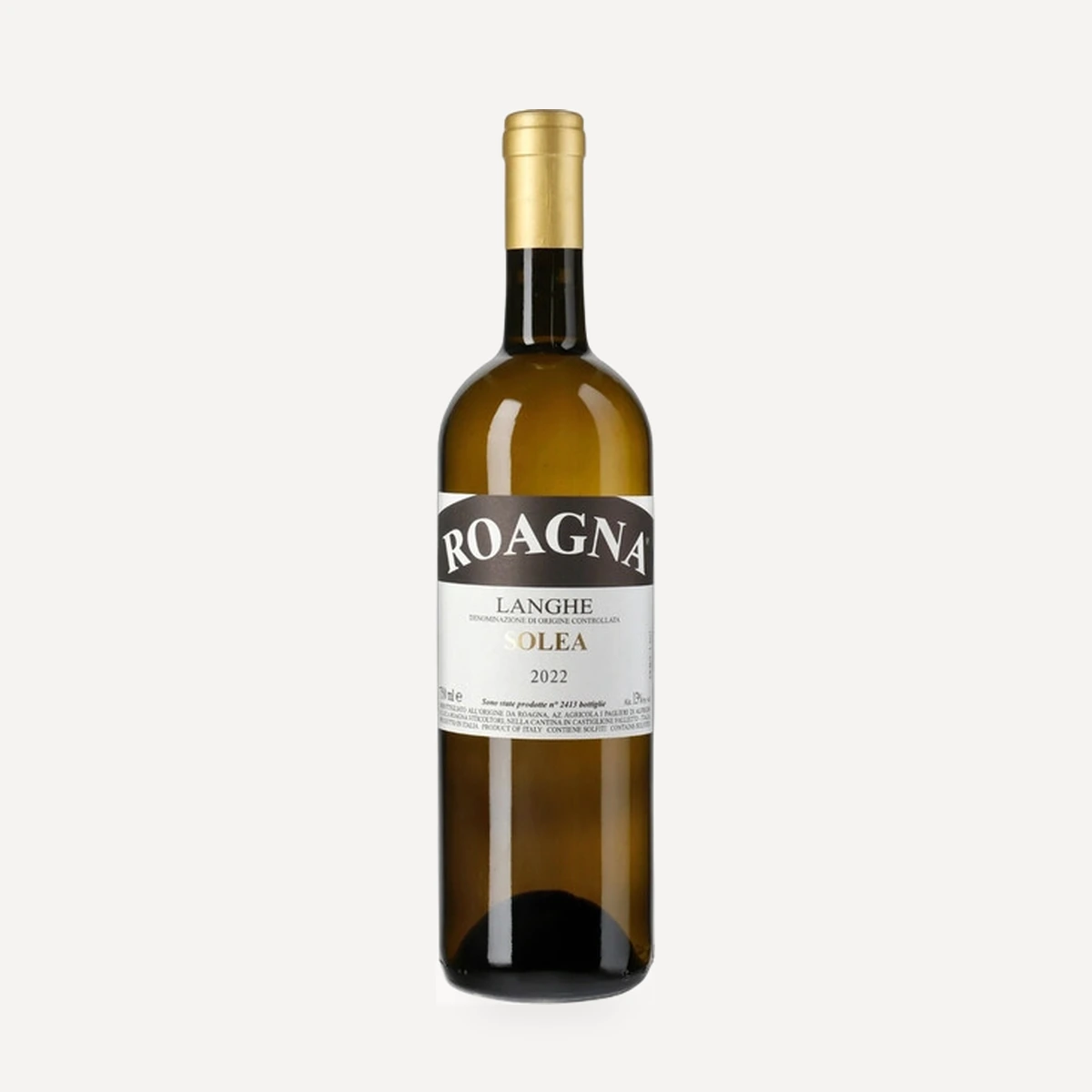 Solea wine — Roagna winery — Dionysus