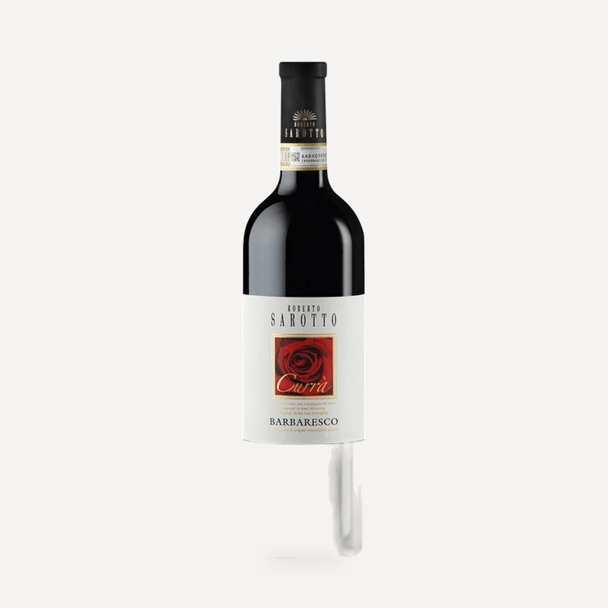 Barbaresco Riserva “Currà” DOCG wine — Roberto Sarotto winery — Dionysus