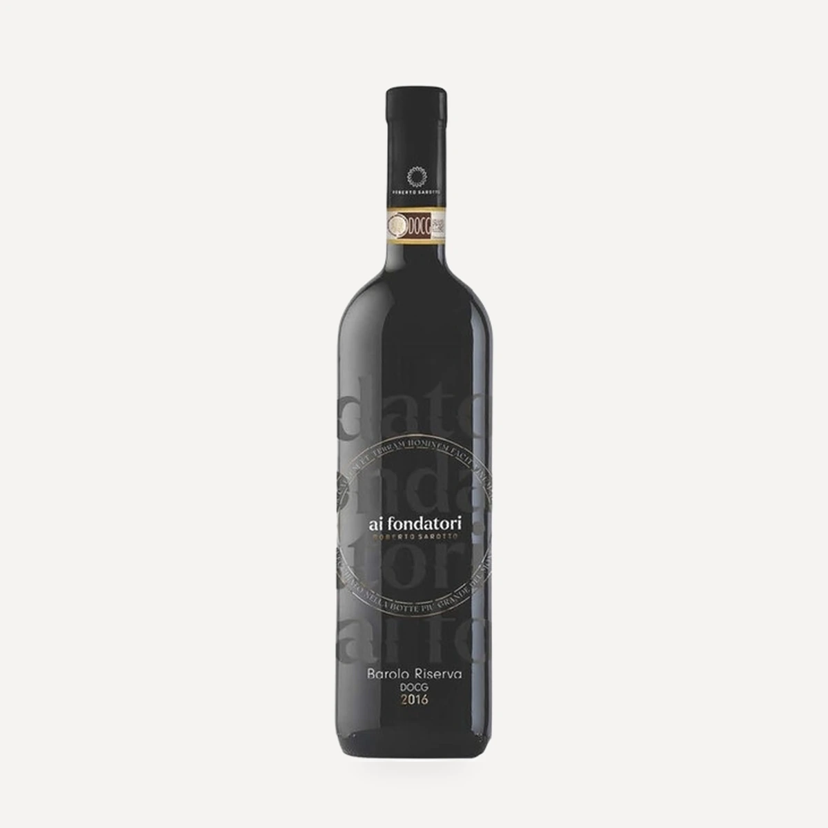 Barolo Riserva 2016 “Ai Fondatori” DOCG wine — Roberto Sarotto winery — Dionysus