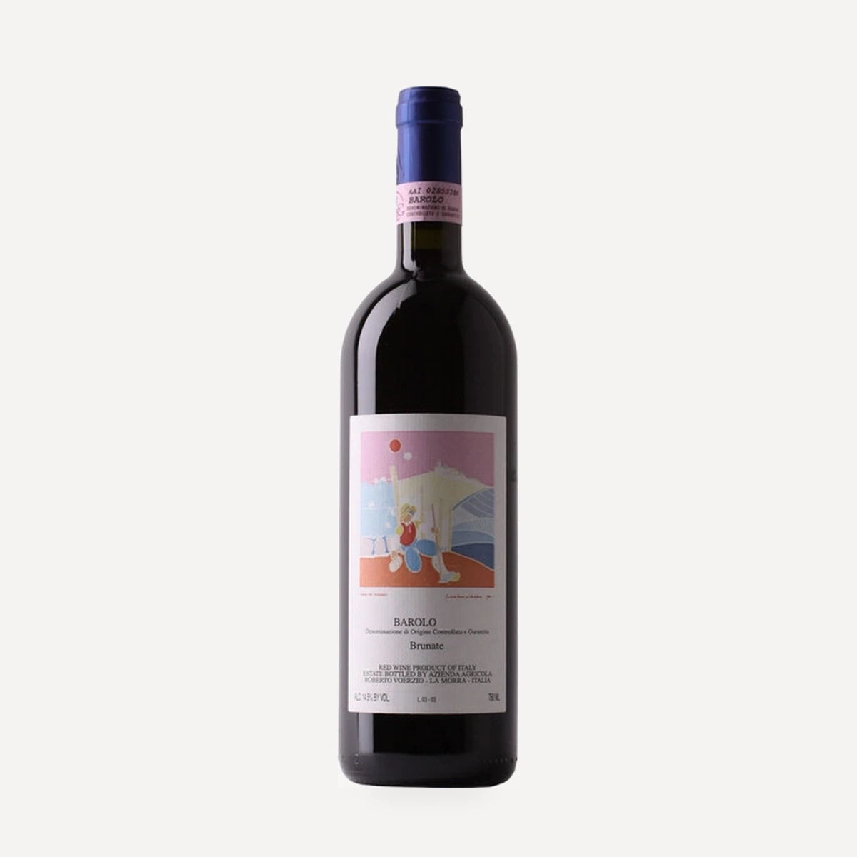 Barolo Brunate wine — Roberto Voerzio winery — Dionysus