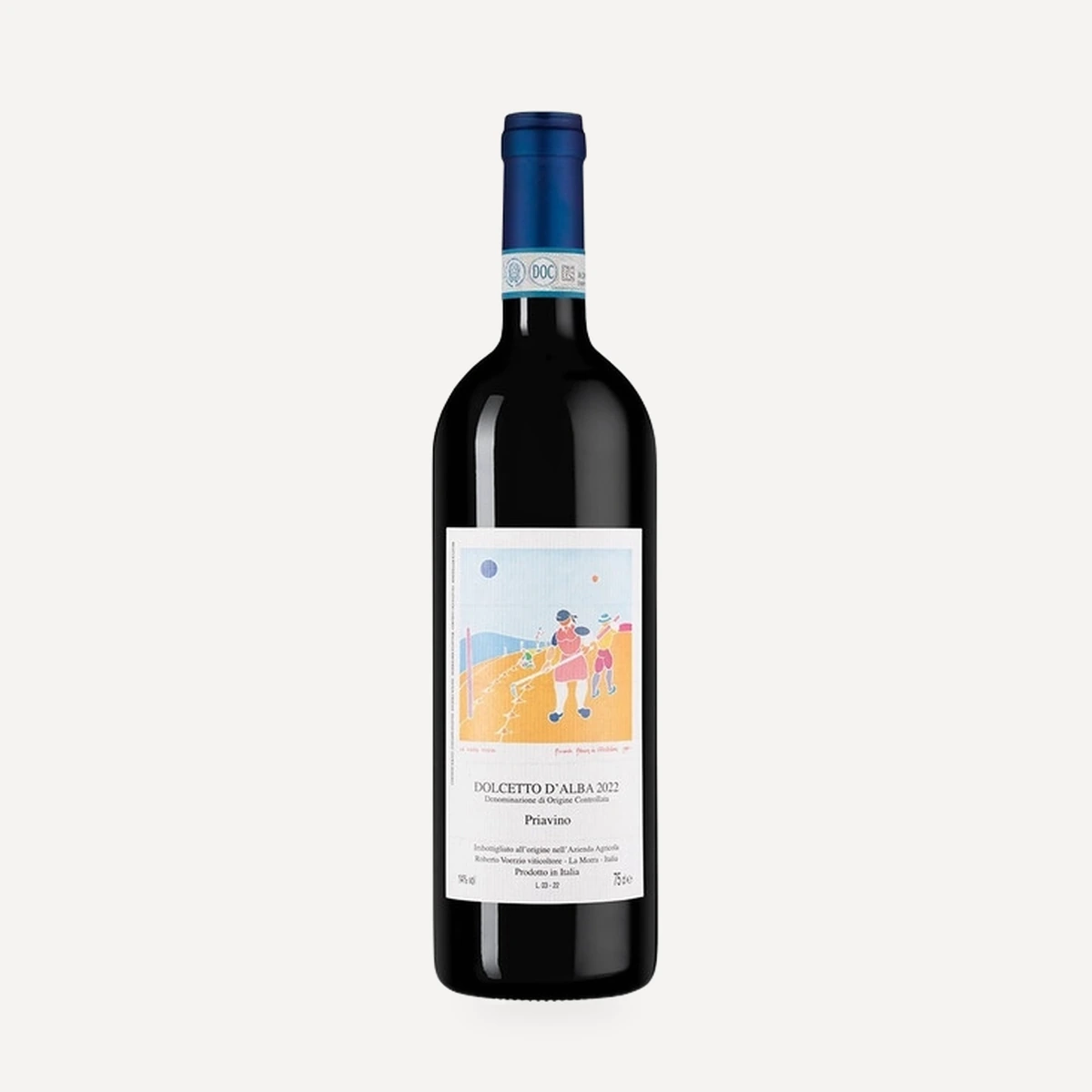 Dolcetto d’Alba Priavino wine — Roberto Voerzio winery — Dionysus