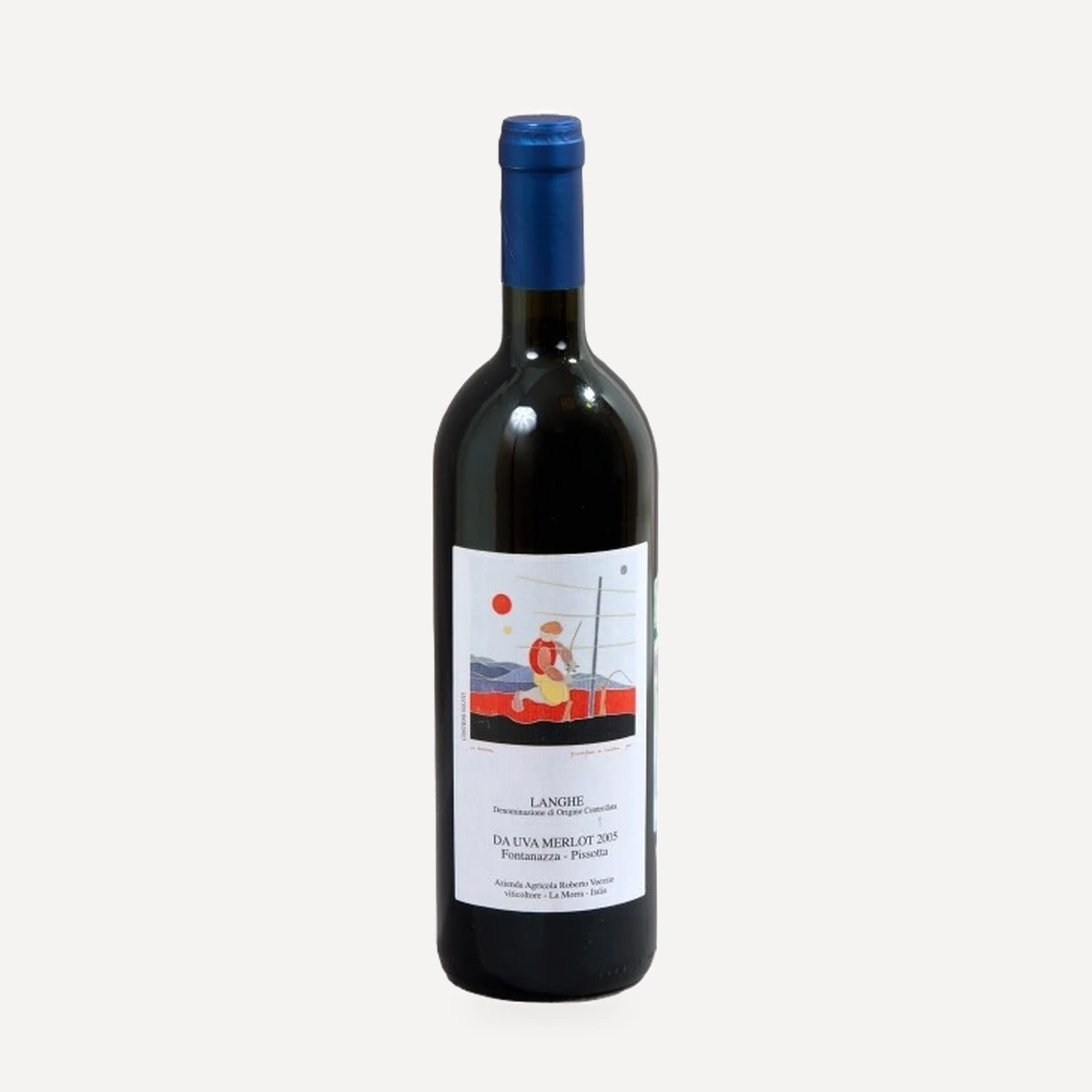 Langhe da uva Merlot wine — Roberto Voerzio winery — Dionysus