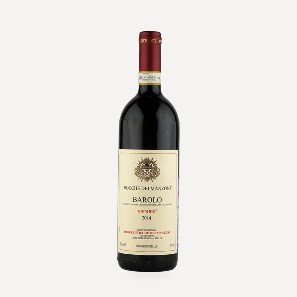 Barolo Big 'd Big DOCG wine — Rocche Dei Manzoni winery — Dionysus