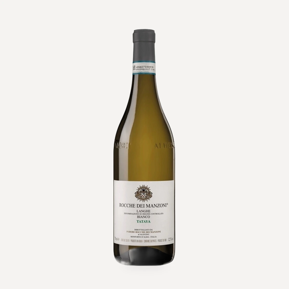Langhe Bianco Tataya DOC wine — Rocche Dei Manzoni winery — Dionysus
