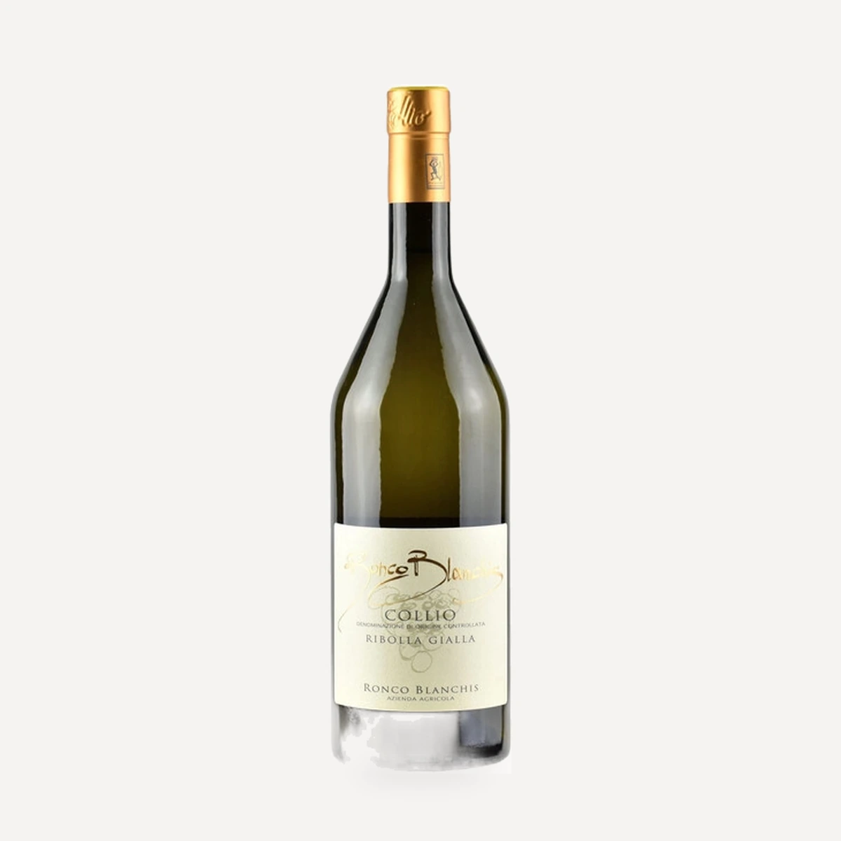 Ribolla Gialla Collio Ronco Blanchis DOC wine — Ronco Blanchis winery — Dionysus
