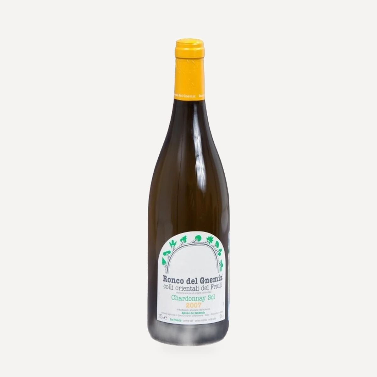 Chardonnay Sol wine — Ronco del Gnemiz winery — Dionysus
