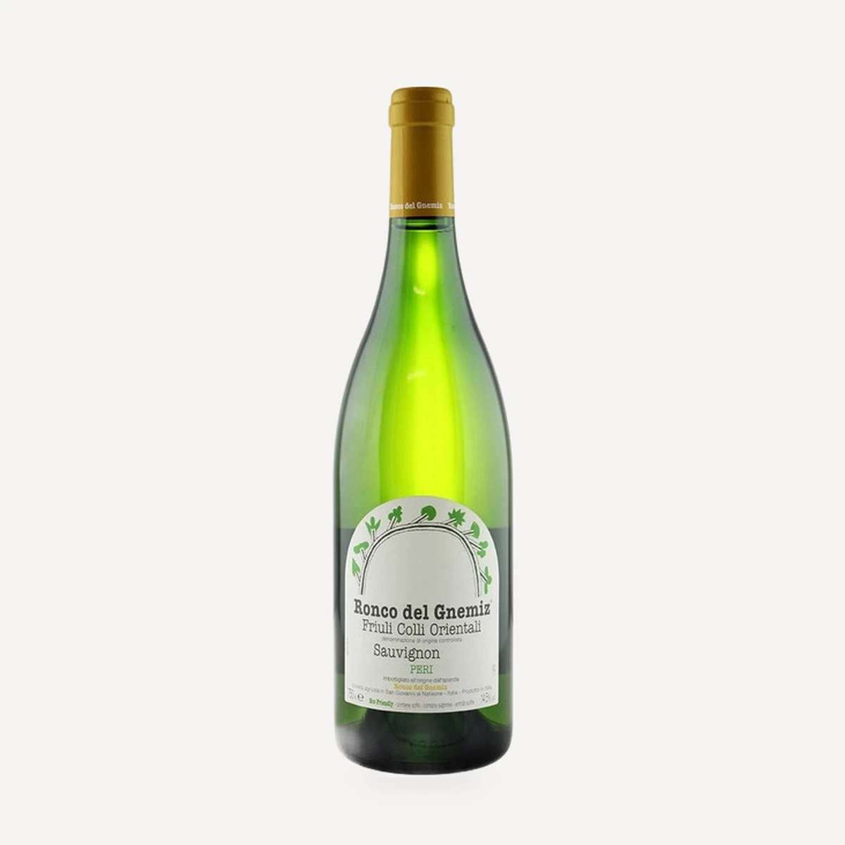 Sauvignon Peri Colli Orientali del Friuli DOC wine — Ronco del Gnemiz winery — Dionysus