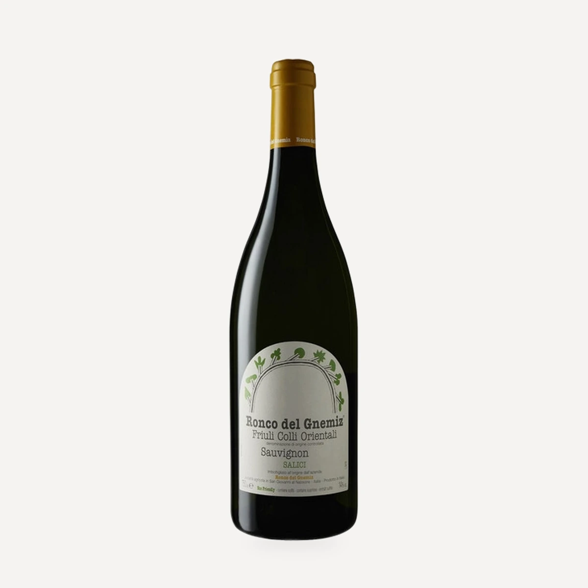 Sauvignon Salici Colli Orientali del Friuli DOC wine — Ronco del Gnemiz winery — Dionysus