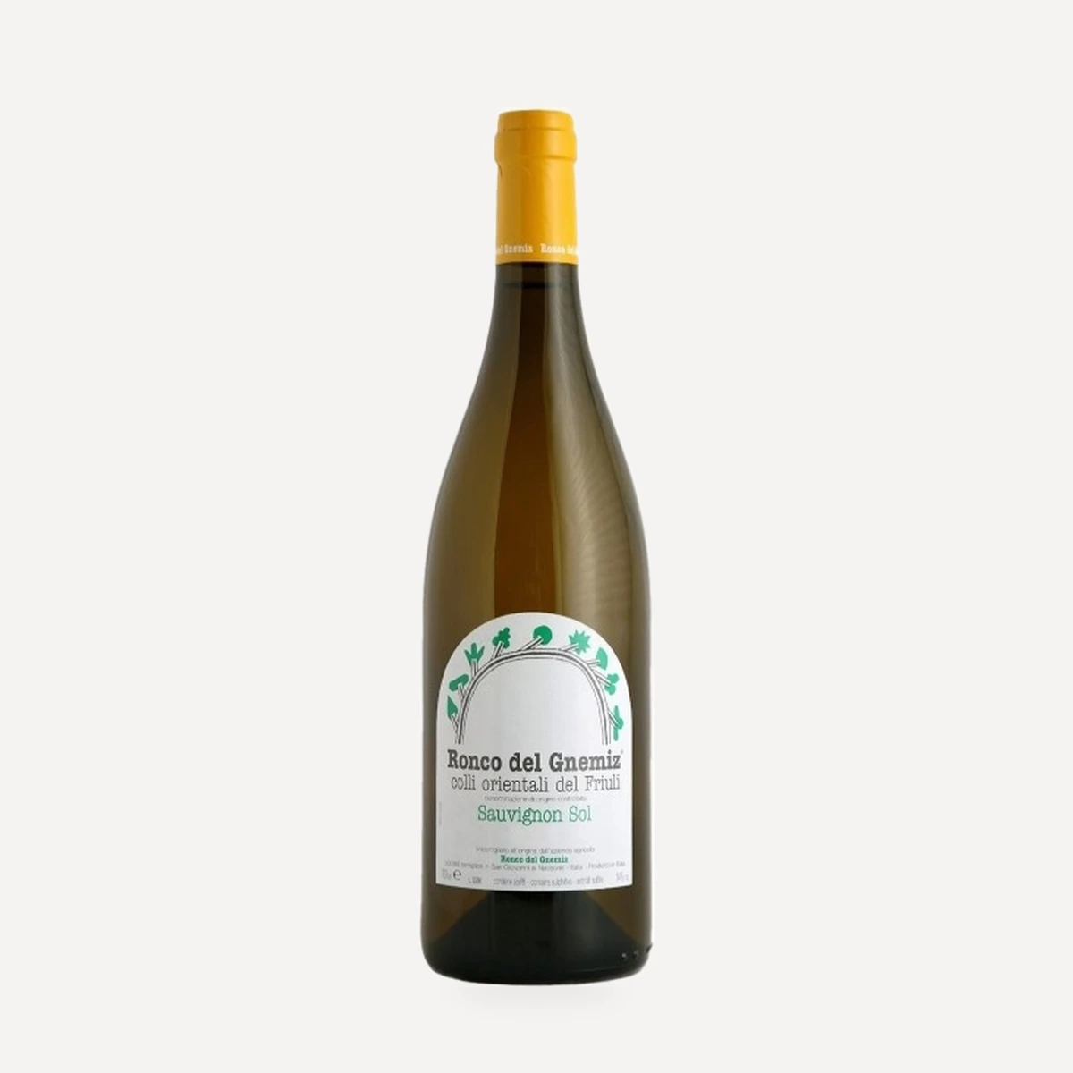 Sauvignon Sol wine — Ronco del Gnemiz winery — Dionysus