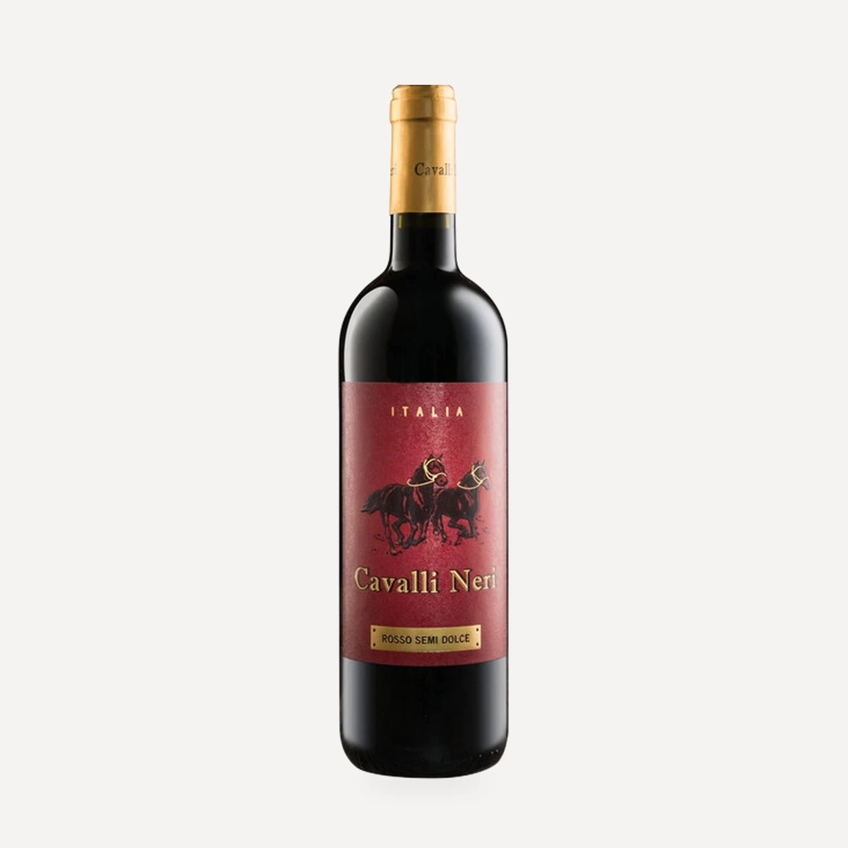 Cavalli Neri Rosso Semi-Dolce IGT wine — Tenute Rossetti winery — Dionysus