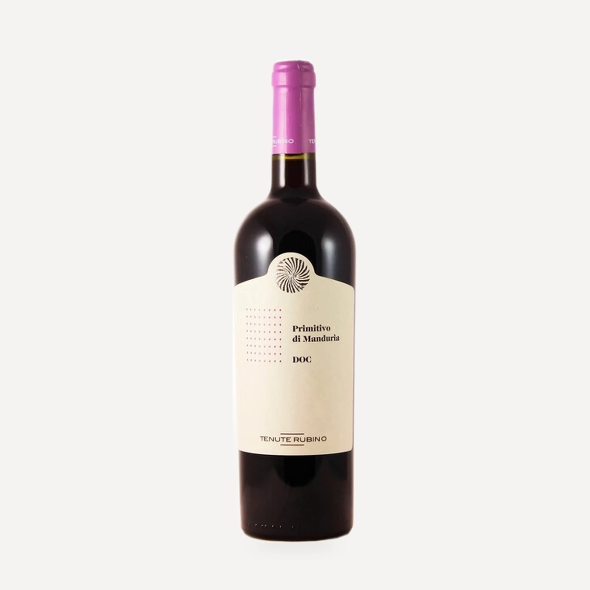 Primitivo di Manduria DOC wine — Rubino winery — Dionysus