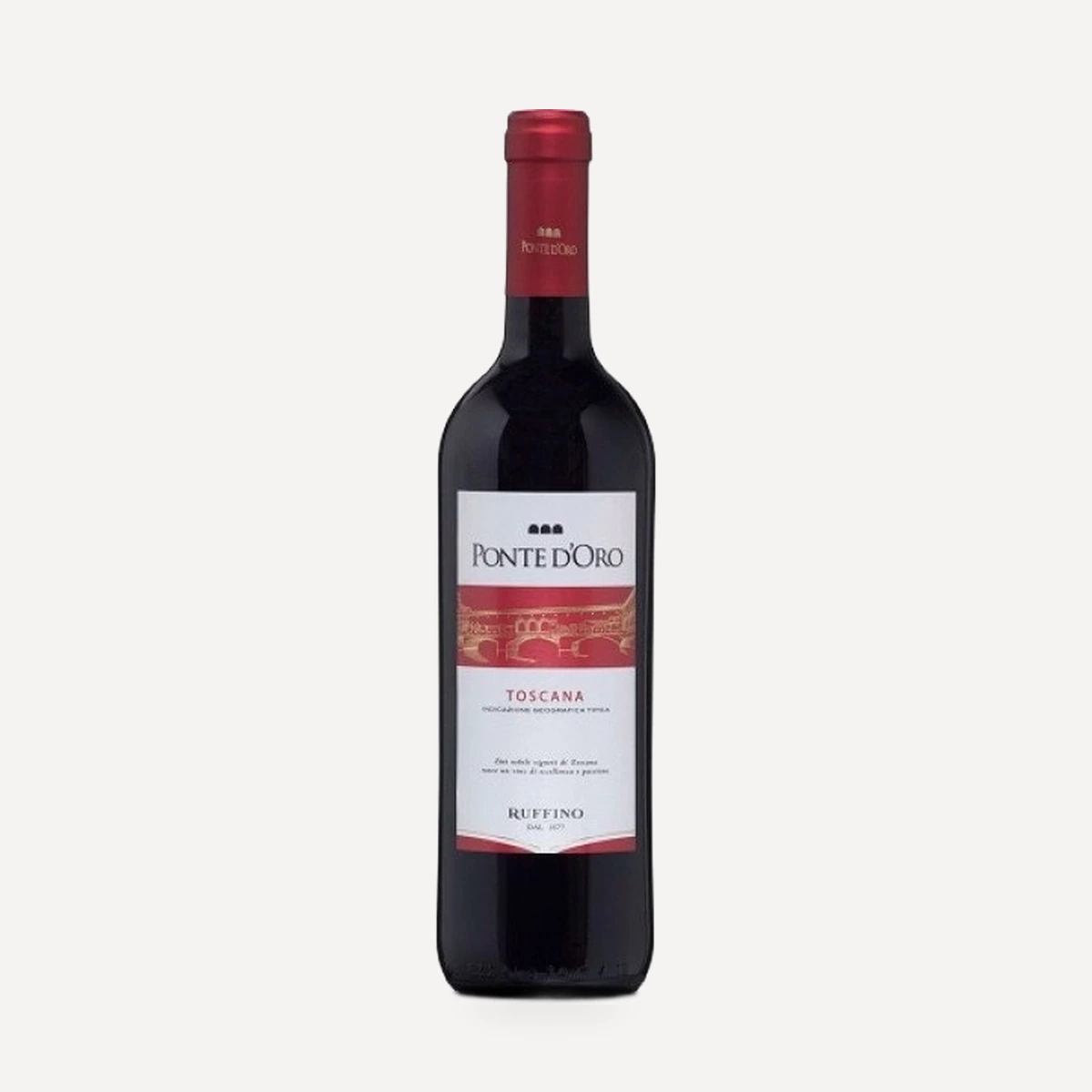 Ponte d'Oro Rosso Toscana IGT wine — Ruffino winery — Dionysus