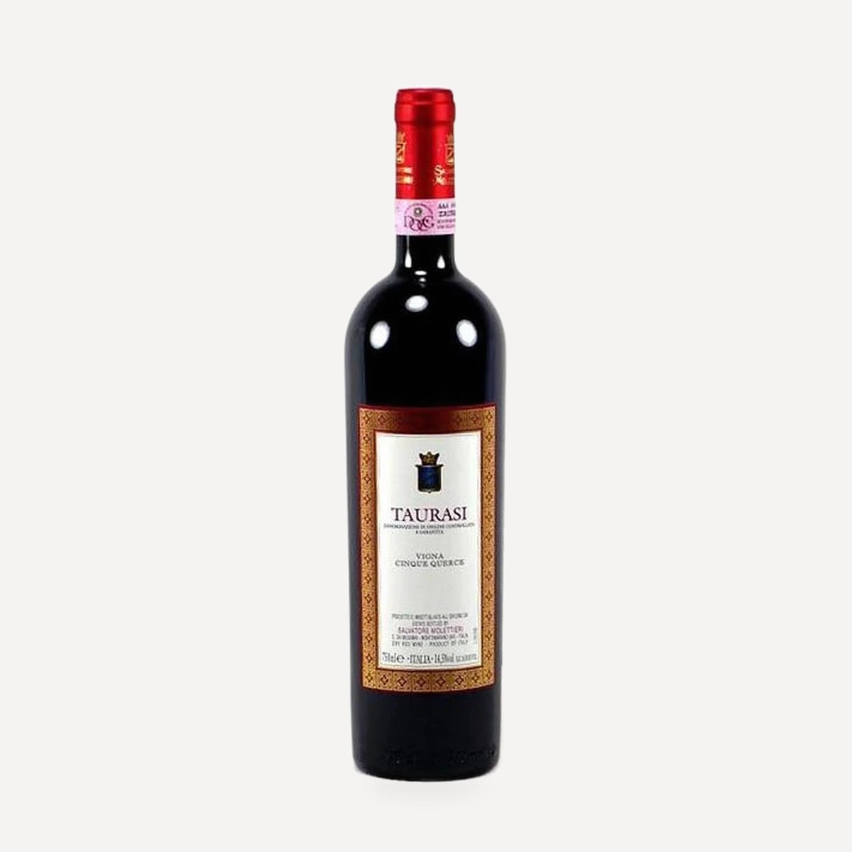 Taurasi Vigna Cinque Querce wine — Salvatore Molettieri winery — Dionysus
