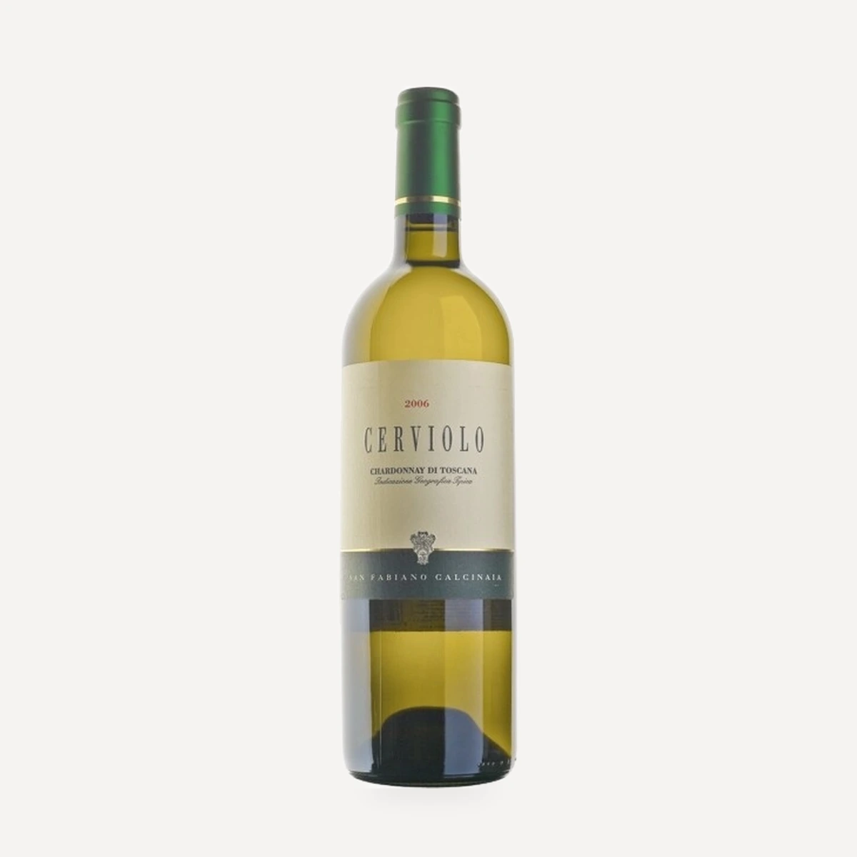 Toscana Bianco “Cerviolo” BIO IGT wine — San Fabiano Calcinaia winery — Dionysus