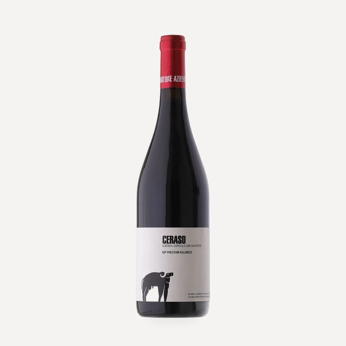 Ceraso Aglianico Paestum IGT wine — San Salvatore winery — Dionysus