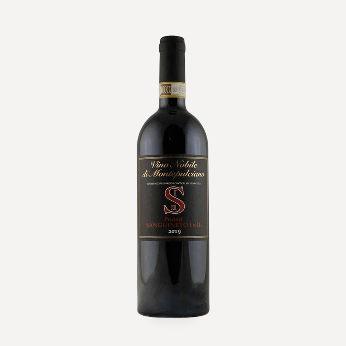 Nobile di Montepulciano DOCG wine — Sanguineto I & II winery — Dionysus