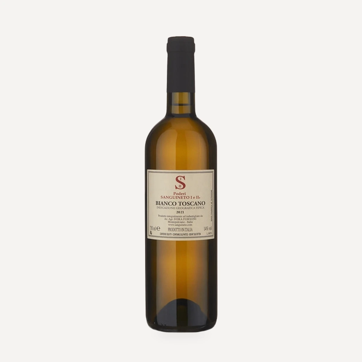 Vino Toscano Bianco IGT wine — Sanguineto I & II winery — Dionysus