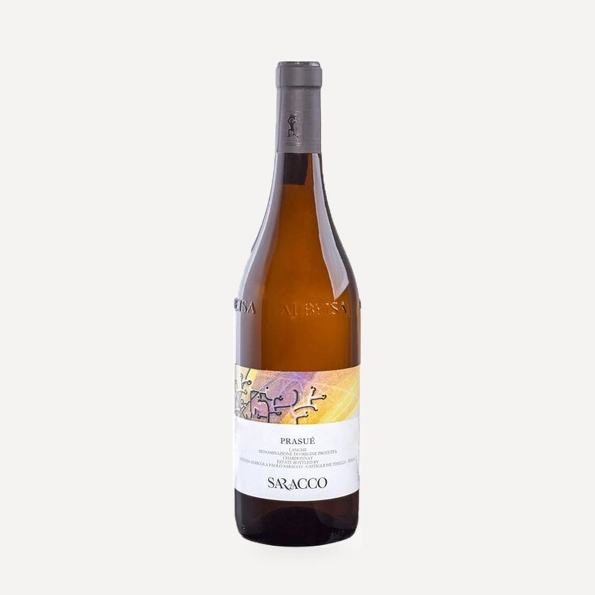 Langhe Chardonnay Prasuè DOC wine — Saracco winery — Dionysus