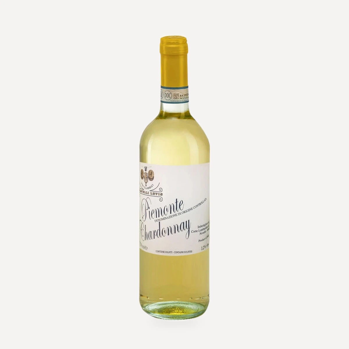 Fratelli Levis Piemonte Chardonnay DOC wine — Sartirano winery — Dionysus