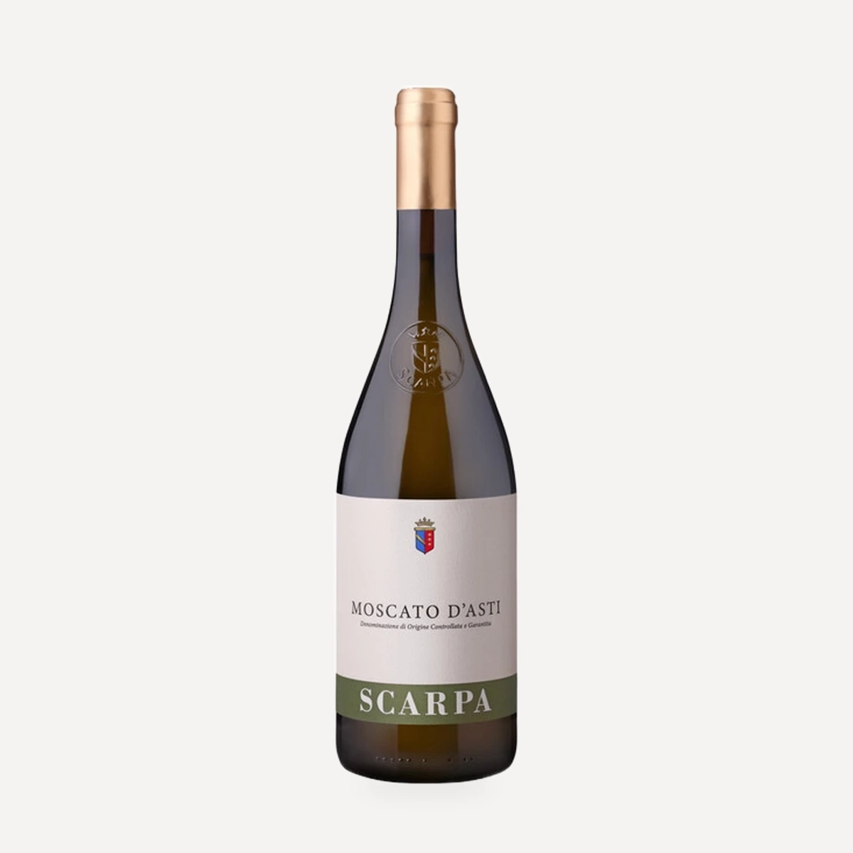 Moscato d'Asti DOCG wine — Scarpa winery — Dionysus
