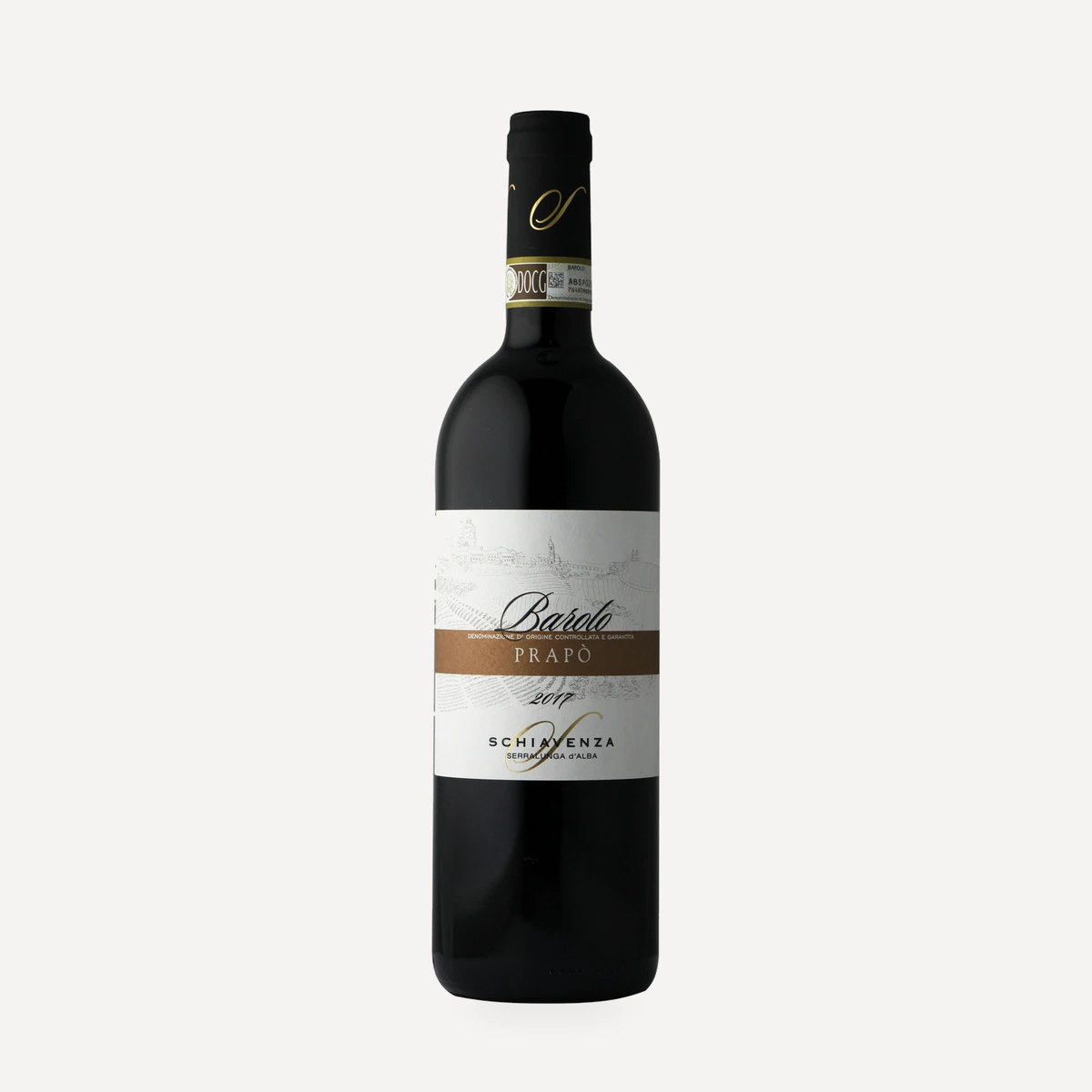 Barolo Prapò DOCG wine — Schiavenza winery — Dionysus