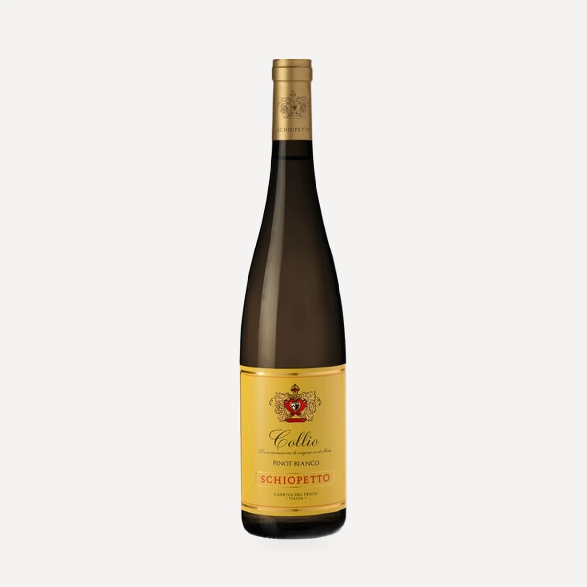 Pinot Bianco wine — Schiopetto winery — Dionysus