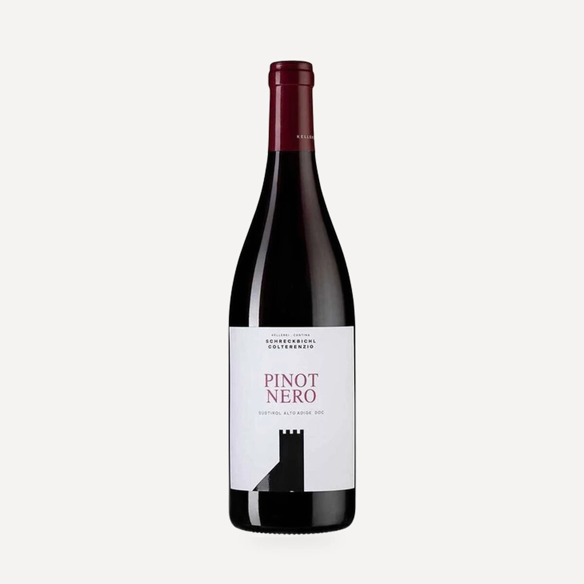 Alto Adige Pinot Nero DOC wine — Schreckbichl Colterenzio winery — Dionysus