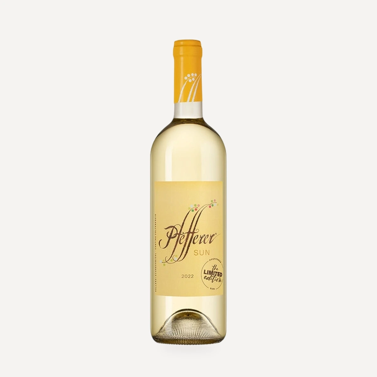 Pfefferer SUN - Vigneti delle Dolomiti Bianco IGT wine — Schreckbichl Colterenzio winery — Dionysus