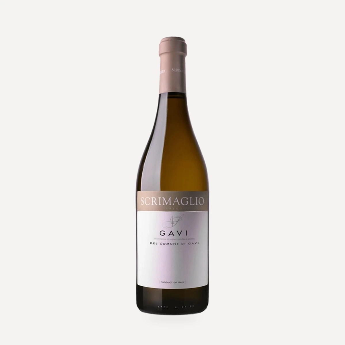 Gavi del Comune di Gavi DOCG wine — Scrimaglio winery — Dionysus