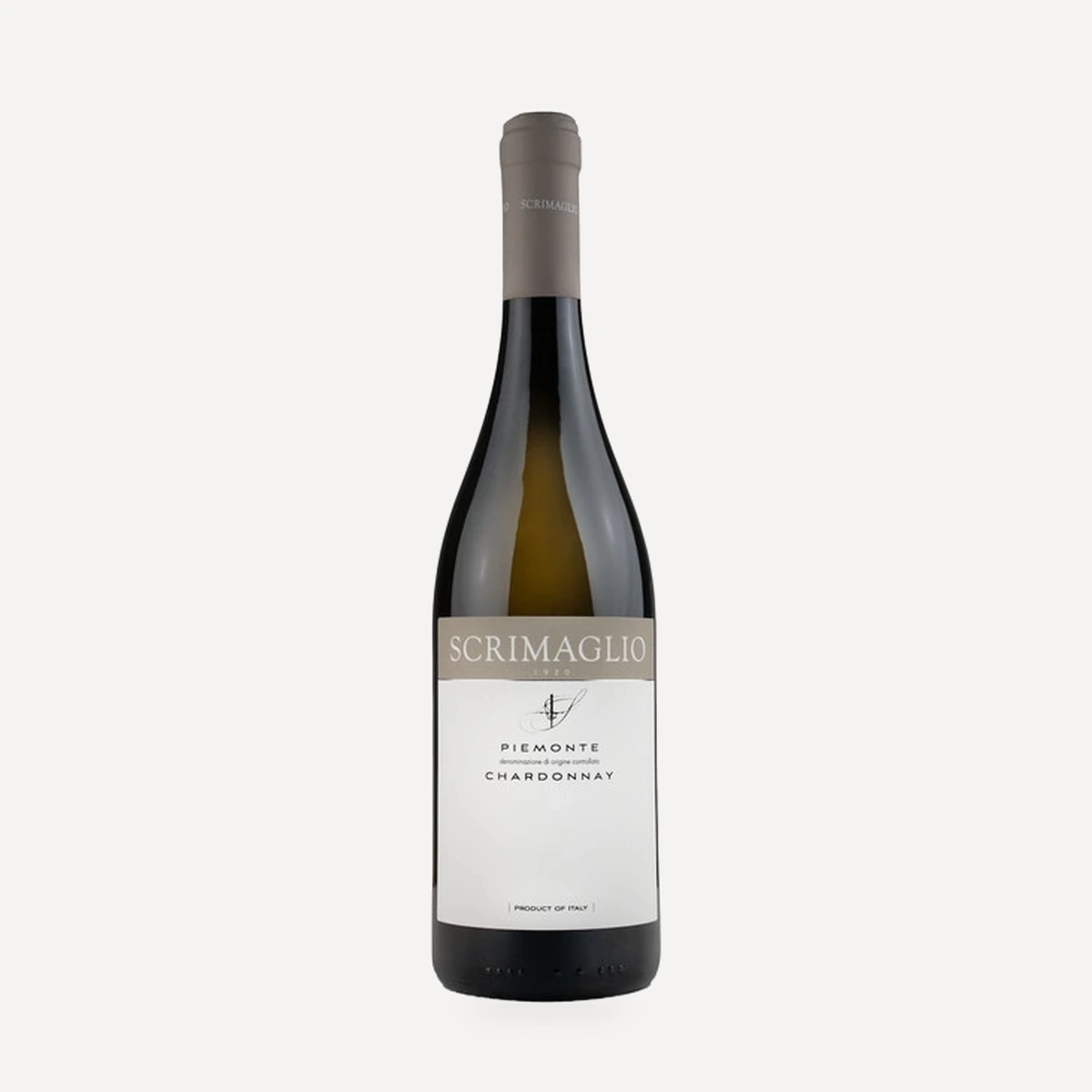 Piemonte Chardonnay DOC wine — Scrimaglio winery — Dionysus