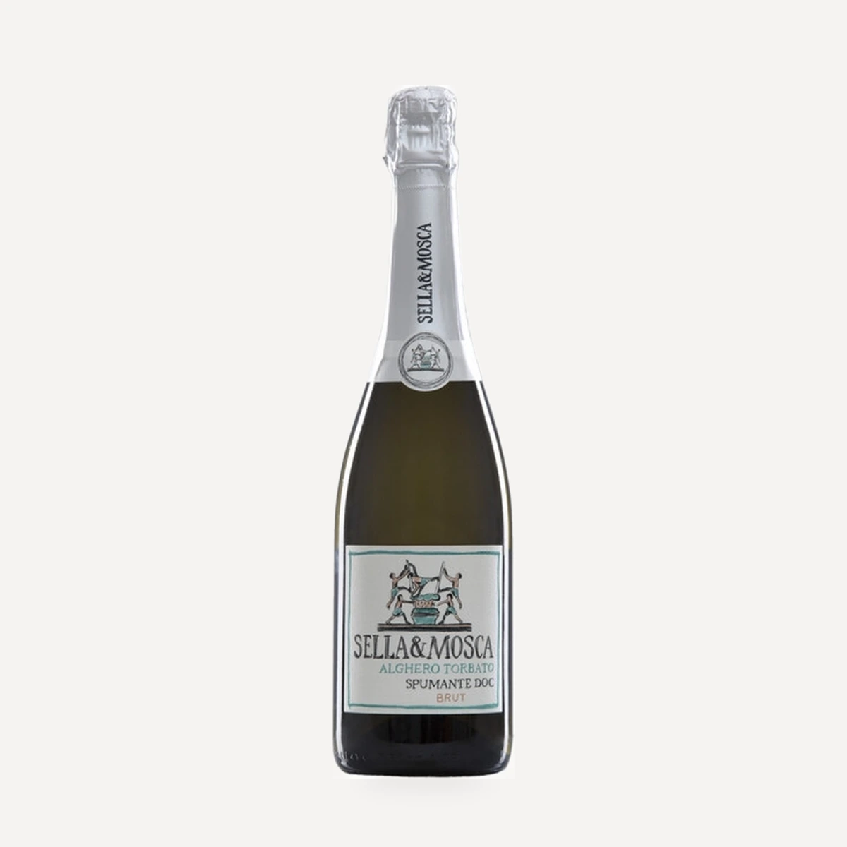 Alghero Torbato Spumante Brut DOC wine — Sella & Mosca winery — Dionysus