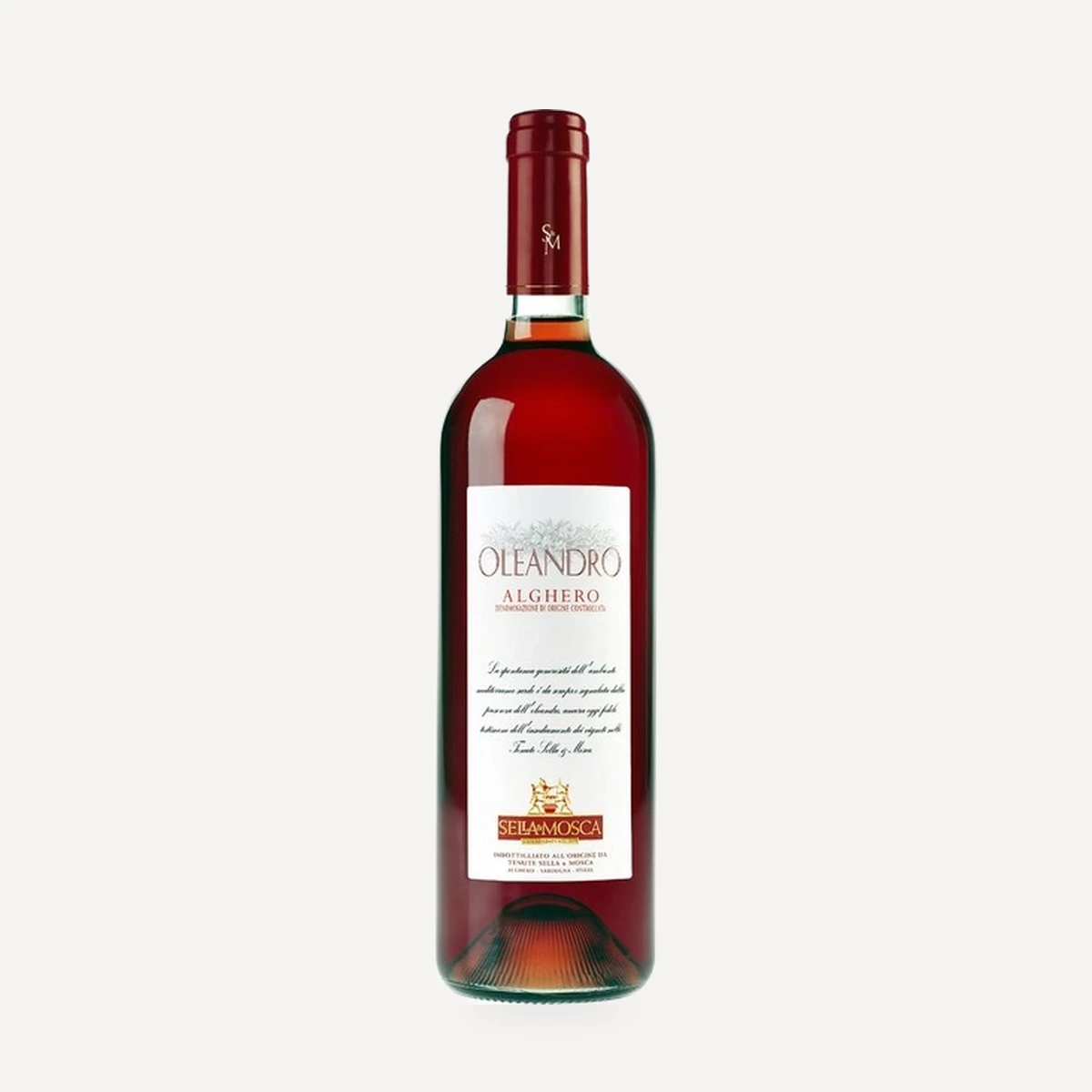 Oleandro Alghero DOC wine — Sella & Mosca winery — Dionysus