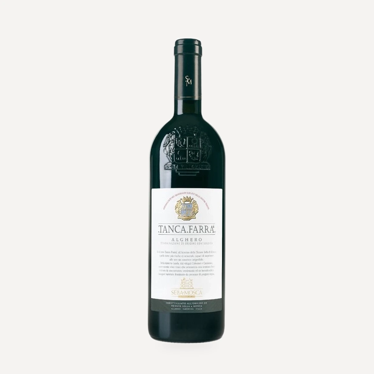 Tanka Farra Alghero DOC wine — Sella & Mosca winery — Dionysus