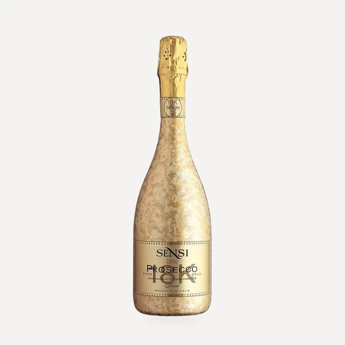 18K Prosecco Brut DOC wine — Sensi winery — Dionysus