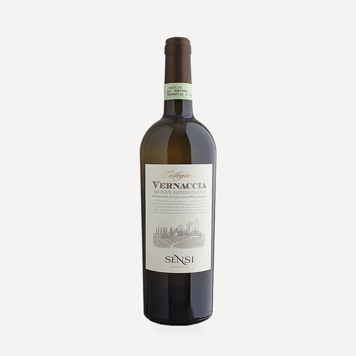 Collegiata Vernaccia di San Gimignano DOCG wine — Sensi winery — Dionysus