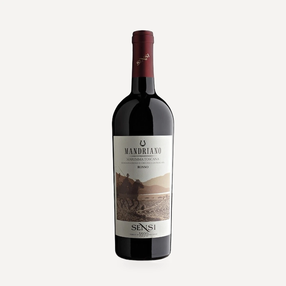 Mandriano Rosso Maremma Toscana DOC wine — Sensi winery — Dionysus