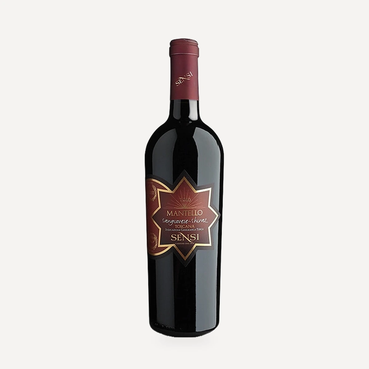 Mantello Sangiovese-Shiraz Toscana IGT wine — Sensi winery — Dionysus