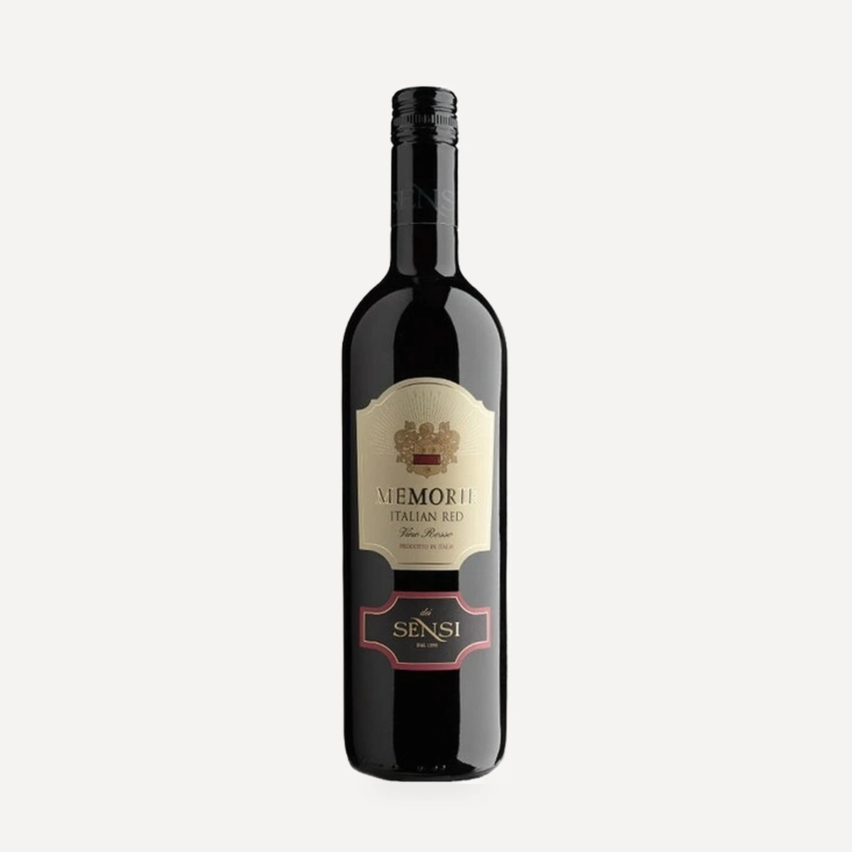 Memorie Rosso wine — Sensi winery — Dionysus