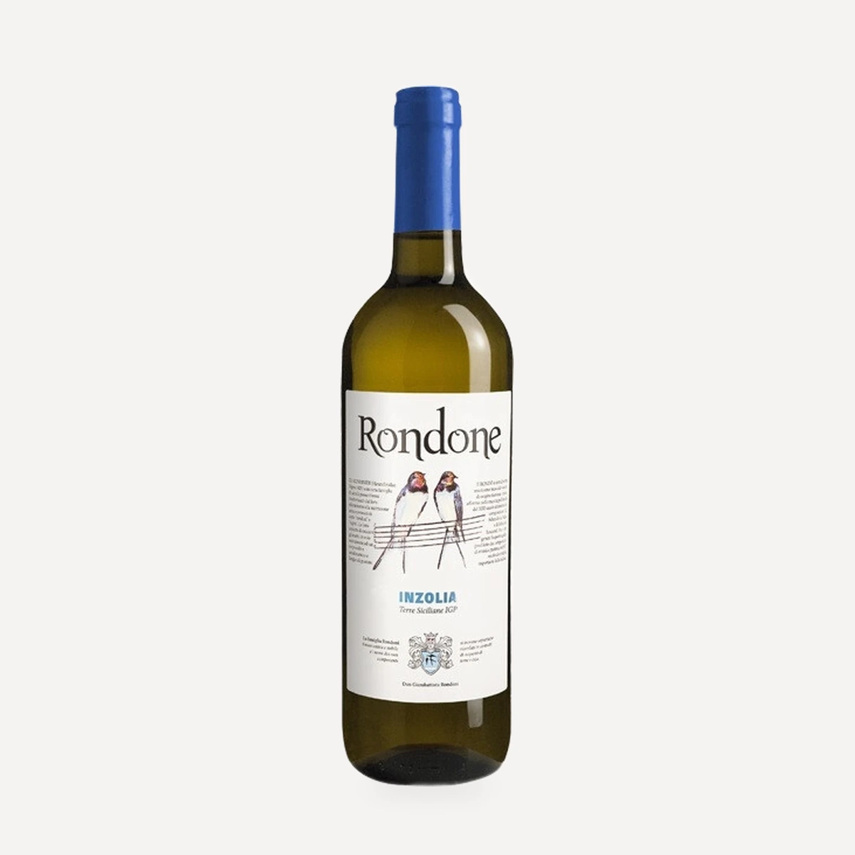 Rondone Inzolia Terre Siciliane IGP wine — Settesoli winery — Dionysus