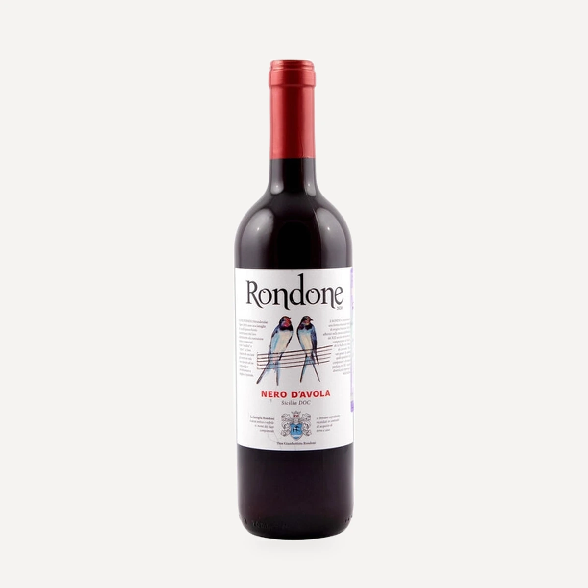 Rondone Nero d'Avola Sicilia DOC wine — Settesoli winery — Dionysus