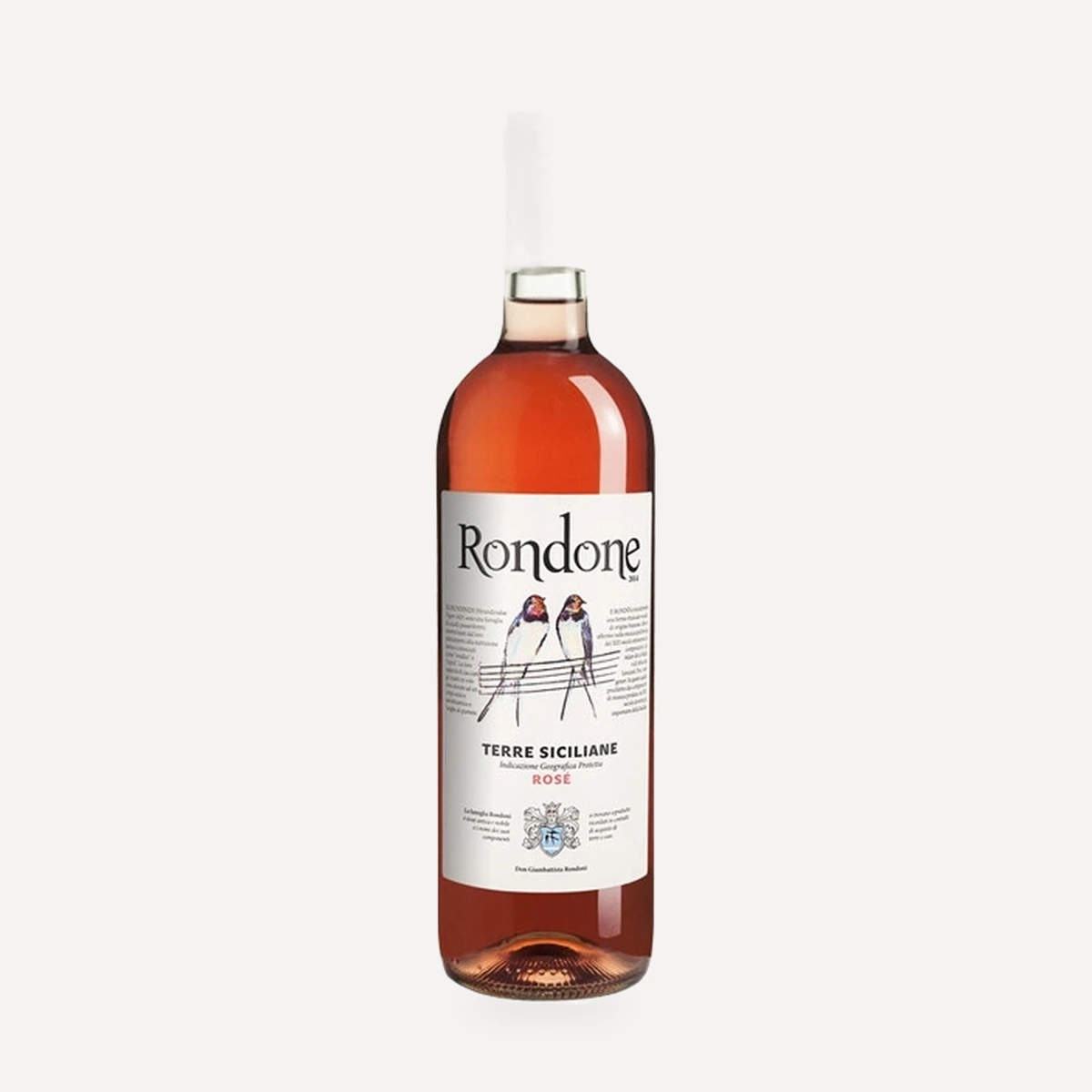 Rondone Rose Terre Siciliane IGT wine — Settesoli winery — Dionysus
